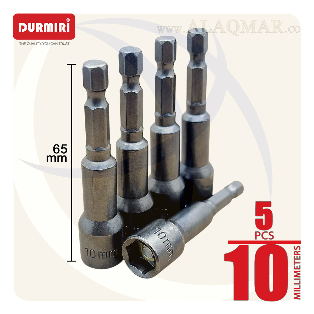 لقم ربط صواميل جمالون ممغنط 10ملي (5قطع) DM-248 DURMIRI