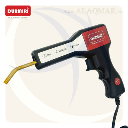 مسدس لحام رفرف و بلاستيك 70وات خدمة شاقة +  كليبسات DM-549 DURMIRI