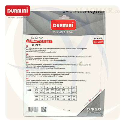 طقم ايزي اوت 8ق 3-50ملي DM-678 DURMIRI