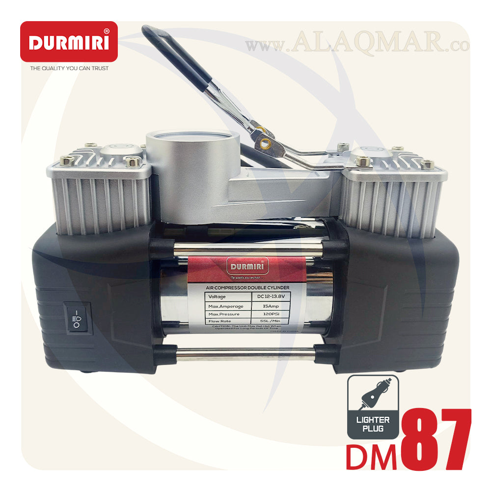 كمبروسر عجل 2 بستم شنطة بلاستيك DM-87 DURMIRI