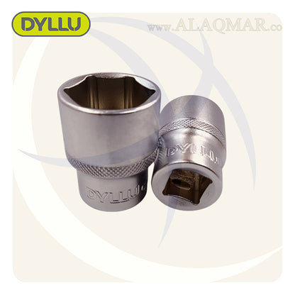 طقم لقم رباط مسدسة مربع 1/2بوصة 12ق CrV علي كارت DTST2212 DYLLU