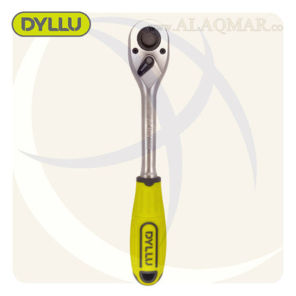 طقم لقم رباط مسدسة مربع 1/2بوصة 12ق CrV علي كارت DTST2212 DYLLU