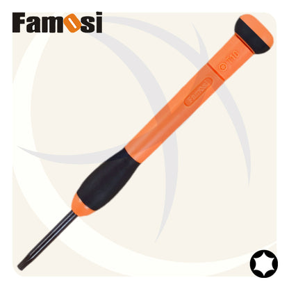 طقم مفك الكترونيات نجمة توركس 6ق FSE0202 FAMOSI