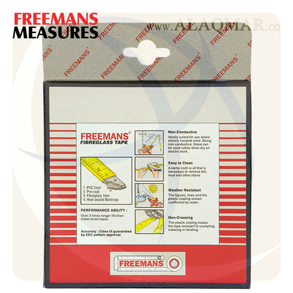 متر قياس مسافات فيبر 20متر عرض 13ملي FMIFT-20 FREEMANS