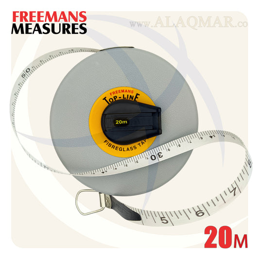 متر قياس مسافات فيبر 20متر عرض 13ملي FMIFT-20 FREEMANS