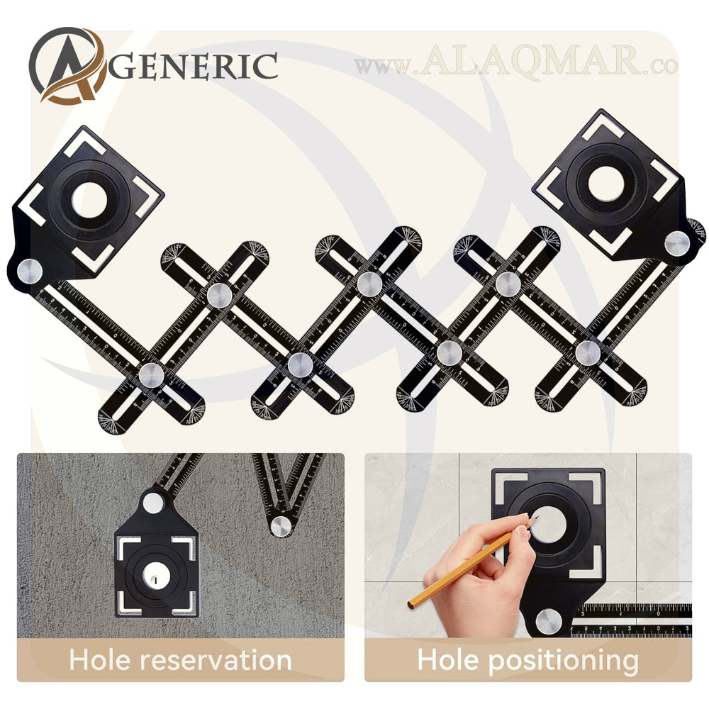 مسطرة سيراميك 15سم * 8قطع + 2عين GENERIC