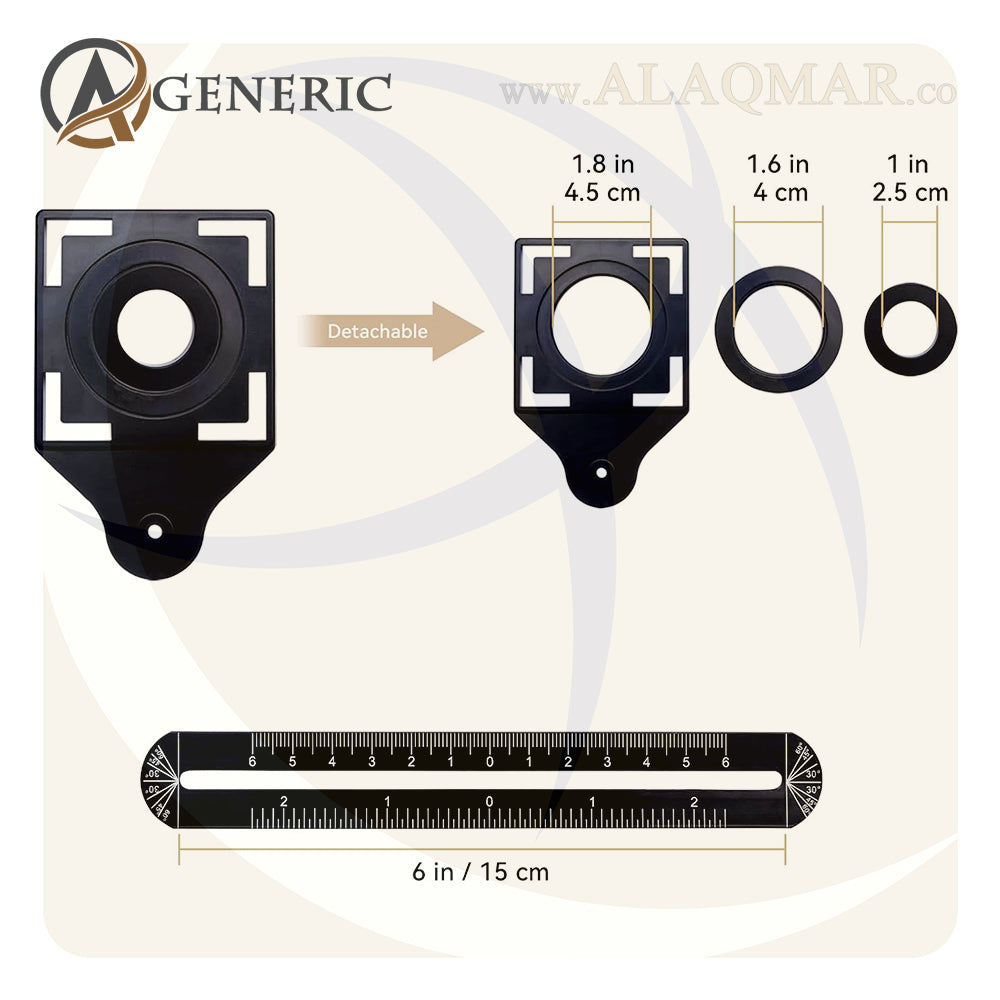 مسطرة سيراميك 15سم * 8قطع + 2عين GENERIC
