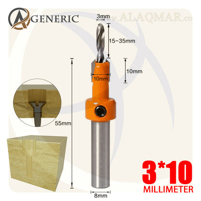 بنط تخريم و تخويش خشب 3ملي*10ملي ECO GENERIC