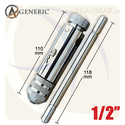ذراع بوجي دكر قلاووظ سيستم 1/2بوصة T-Handle Ratchet Tap Wrench DM256 GENERIC