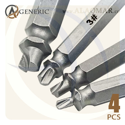 طقم ايزي اوت 2في1 4ق 1-4 SCREW EXTRACTOR GENERIC