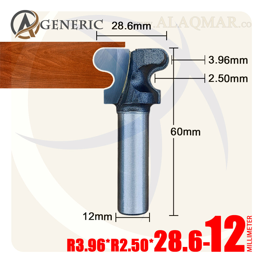 بنطة راوتر عمل مقبض وماسك - قطر 28.6 مم - كعب 12 مم GENERIC