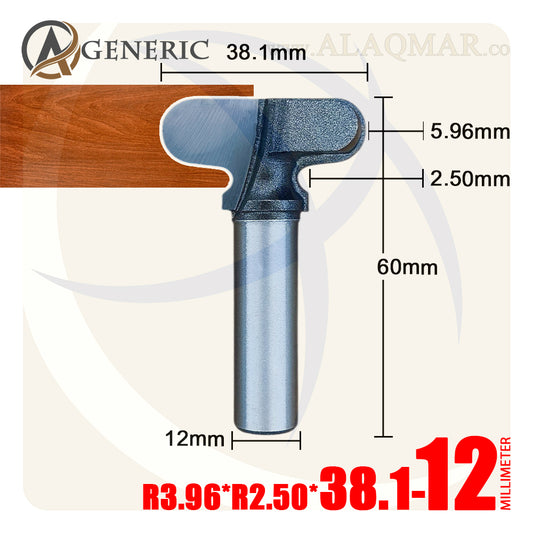 بنطة راوتر عمل مقبض وماسك - قطر 38.1 مم - كعب 12 مم GENERIC