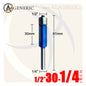 بنط راوتر عدلة مسح ونسخ كعب 2 بلي علوي 2 ريشة - كعب 1/4 بوصة - مقاس 1/2×30 BLUE GENERIC