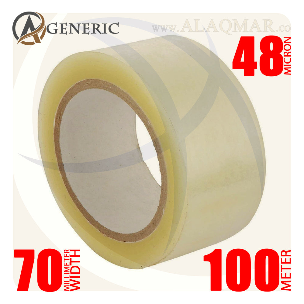 سلوتب شفاف عرض 7سم * 100متر - 48ميكرون 70MM-100M GENERIC