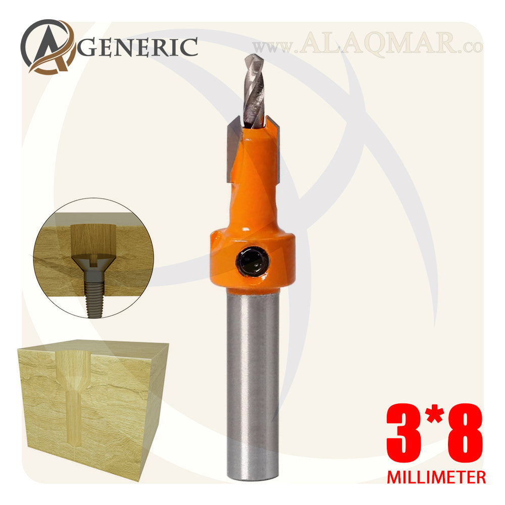 بنط تخريم و تخويش خشب 3ملي*8ملي ECO GENERIC