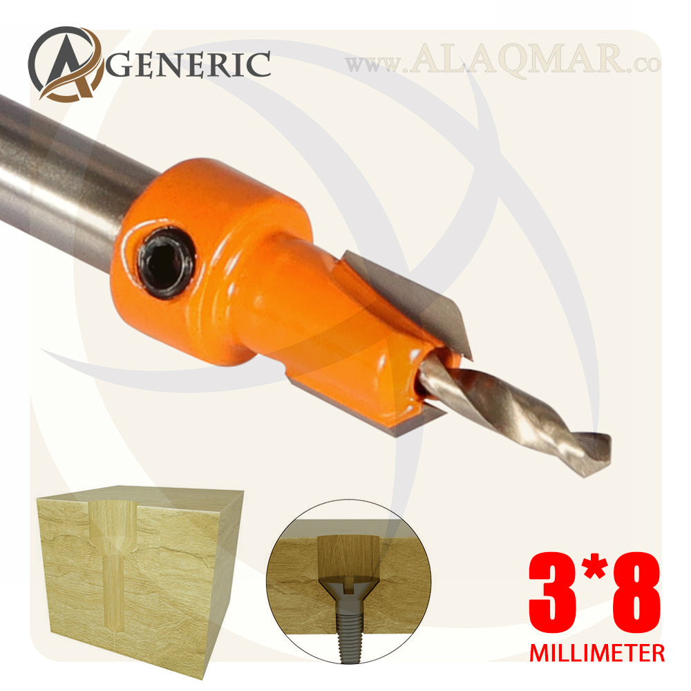 بنط تخريم و تخويش خشب 3ملي*8ملي ECO GENERIC