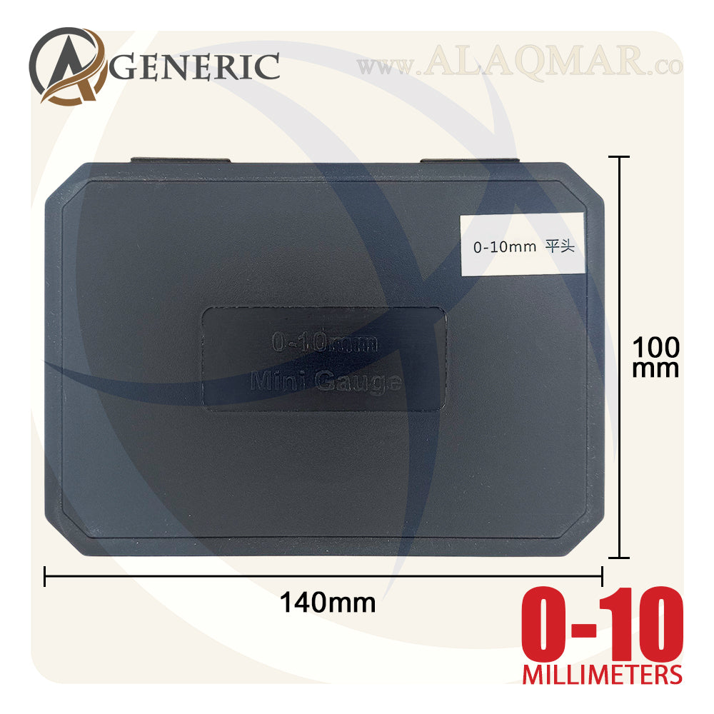 ميكرومتر قياس سمك ديجيتل جيتش ضغط 0-10ملي علبة بلاستيك DM1200 GENERIC