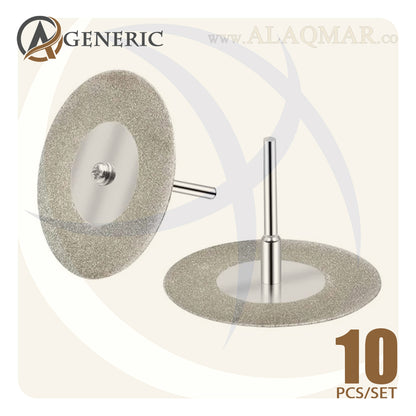 طقم اسطوانات قطع ميني الماظ 16-60ملي 10ق + 2ق ماندرل DIAMOND SAW GENERIC