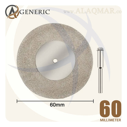 اسطوانة قطع ميني الماظ 60ملي + ماندرل DIAMOND SAW GENERIC
