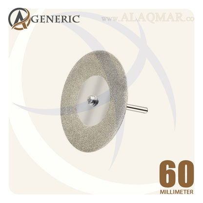 اسطوانة قطع ميني الماظ 60ملي + ماندرل DIAMOND SAW GENERIC