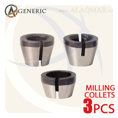طقم كوليه ماكينة راوتر 3ق 6+6.35+8ملي G-COLLET-MULTI GENERIC