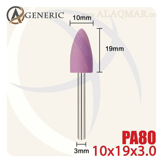 حجر جلخ باكس 3ملي PA80 شكل مدبب 10*19 CONE GENERIC