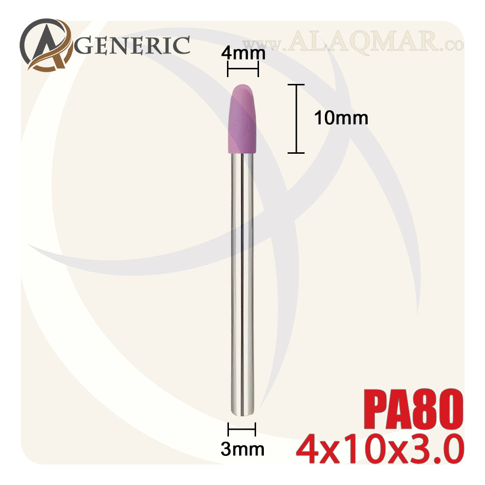حجر جلخ باكس 3ملي PA80 شكل مدبب 4*10 CONE GENERIC