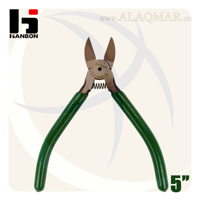 قصافة جانبية مشطوف 5بوصة 140ملي يد اخضر M.744105 HANBON
