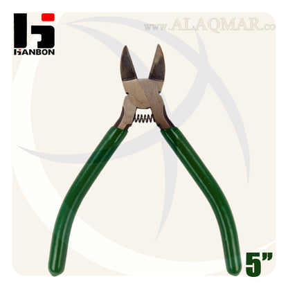 قصافة جانبية مشطوف 5بوصة 140ملي يد اخضر M.744105 HANBON