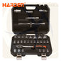 طقم لقم رباط مسدسة 1/2بوصة 23ق شنطة بلاستيك CrV 510423 HARDEN