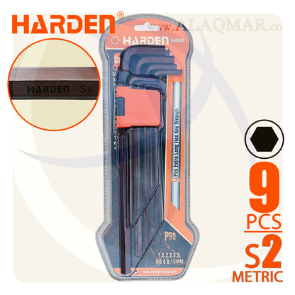 طقم النكي طويل طول اكثر 9ق 1.5-10ملي S2 540608 HARDEN