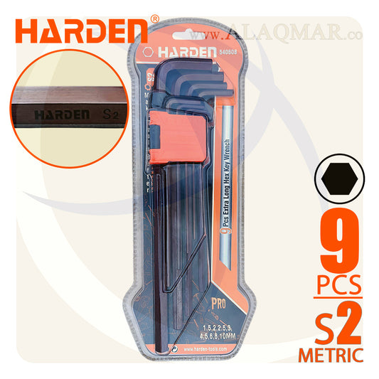 طقم النكي طويل طول اكثر 9ق 1.5-10ملي S2 540608 HARDEN
