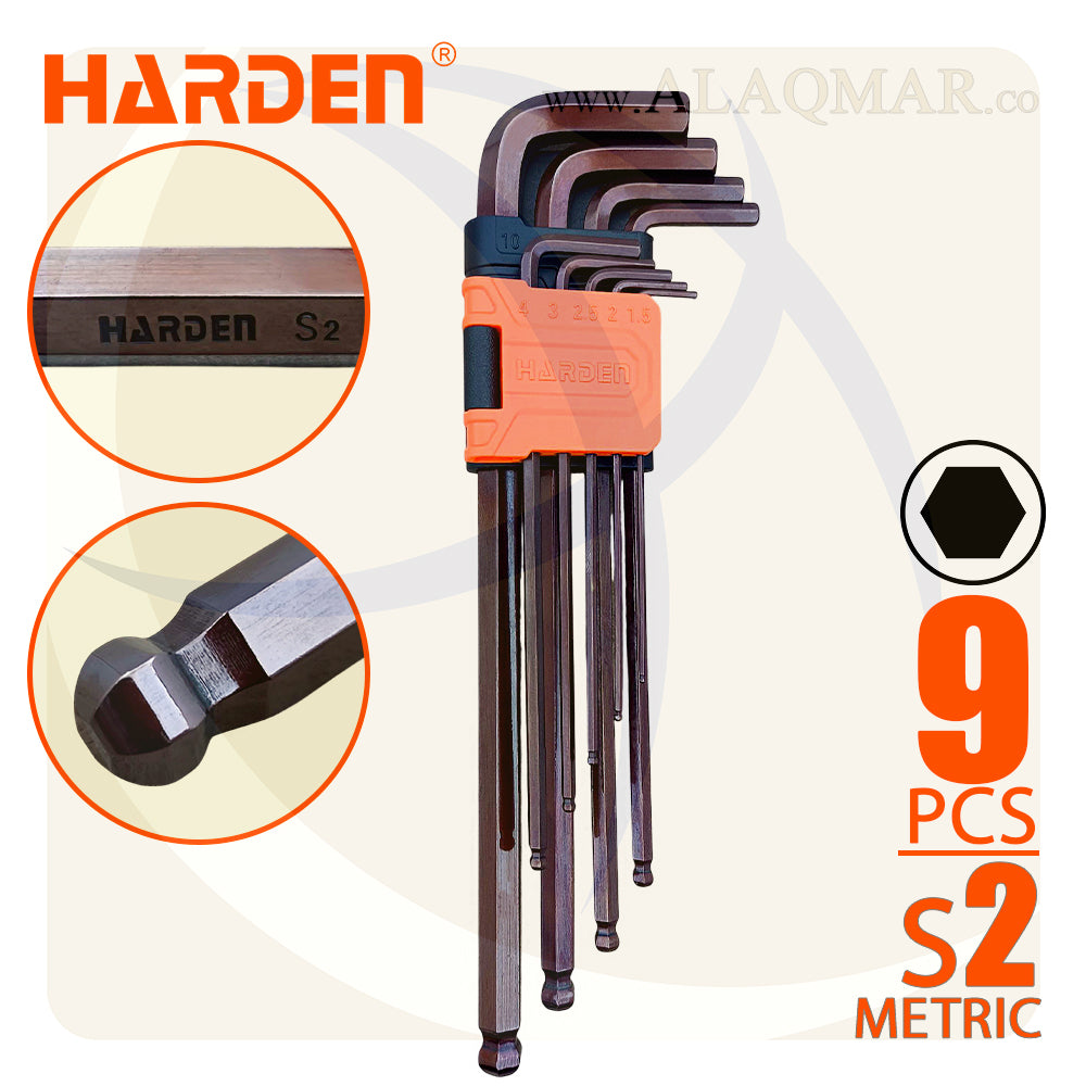 طقم النكي بلية طويل طول اكثر 9ق 1.5-10ملي S2 540609 HARDEN