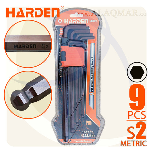 طقم النكي بلية طويل طول اكثر 9ق 1.5-10ملي S2 540609 HARDEN
