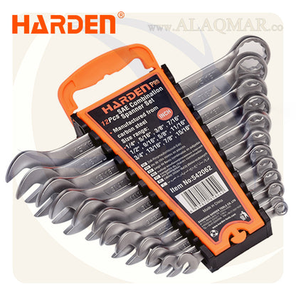 طقم مفتاح ناحية و ناحية بالبوصة 12ق 1/4-15/16بوصة CrV 542062 HARDEN