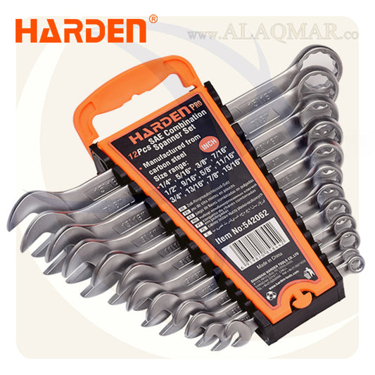 طقم مفتاح ناحية و ناحية بالبوصة 12ق 1/4-15/16بوصة CrV 542062 HARDEN