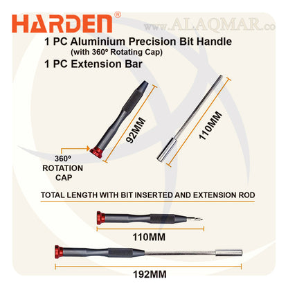 طقم مفك الكترونيات و سنون 31ق 550131 HARDEN