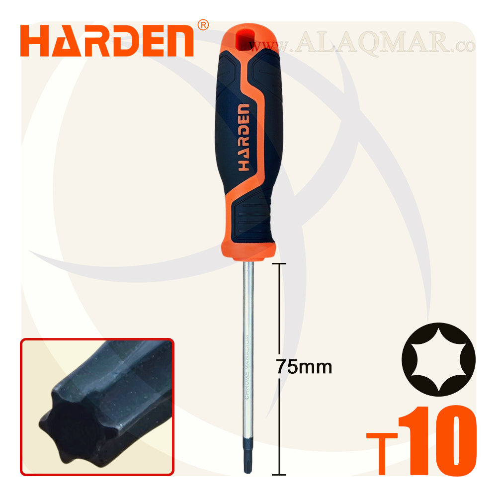 مفك نجمة T10* 75ملي 550293 HARDEN