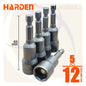 لقم ربط صواميل جمالون ممغنط 12ملي (5قطع) 550625 HARDEN