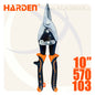 مقص صاج سوستة عدل 10بوصة 570103 HARDEN