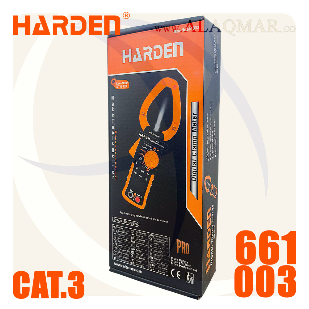 كلامب امبير ديجيتال (كلامب ميتر) 600V 1000A 661003 HARDEN