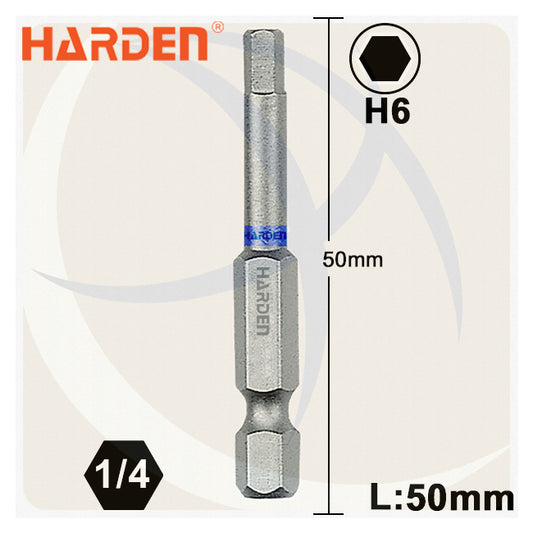 سن مفك الن 6ملي طول 50ملي S2  550584 HARDEN