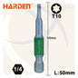 سن مفك توركس نجمة T10 طول 50ملي S2 550571 HARDEN