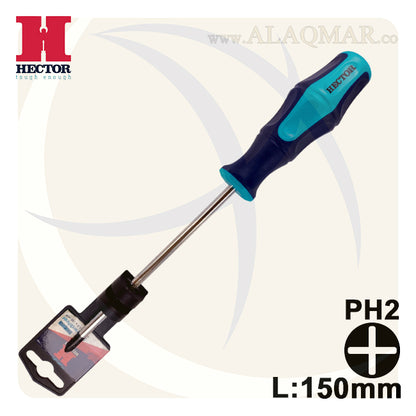 مفك صليبة PH2 * 150ملي D100 HECTOR