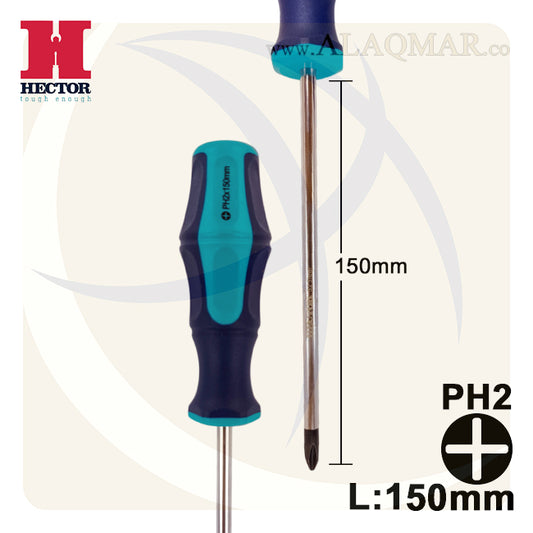 مفك صليبة PH2 * 150ملي D100 HECTOR