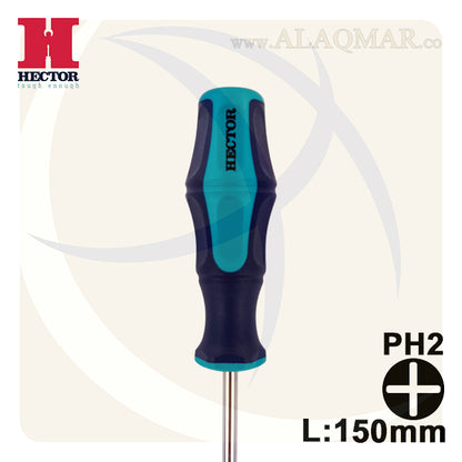 مفك صليبة PH2 * 150ملي D100 HECTOR