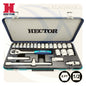 طقم لقم رباط مسدسة مربع 1/2بوصة 24ق شنطة صاج S135 HECTOR
