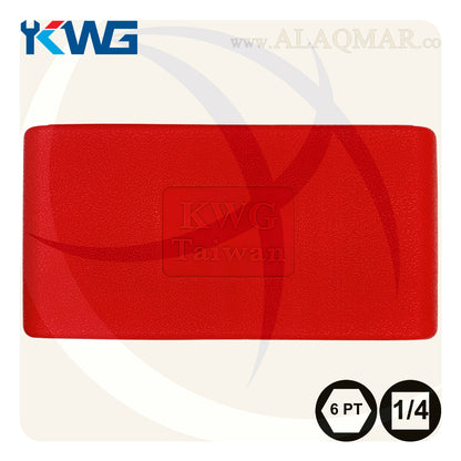 طقم لقم رباط مسدسة مربع 1/4بوصة 46ق شنطة بلاستيك 32046 KWG