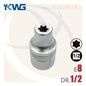 لقمة رباط نجمة توركس نثاية E8 مربع 1/2بوصة CrV M.341508 KWG