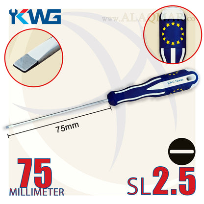 مفك عادة SL2.5 طول 75ملي سن عدل 520S-2503 KWG